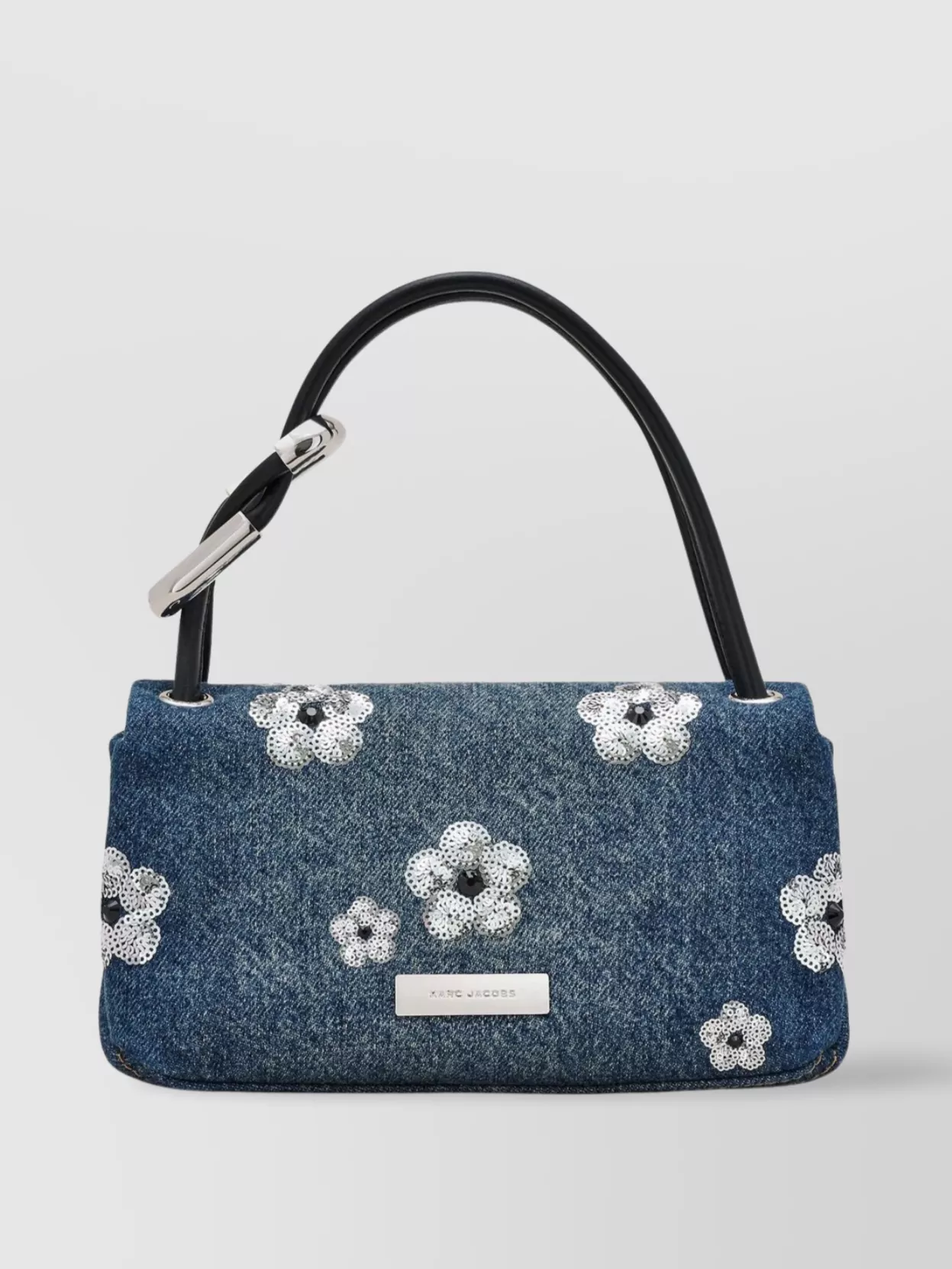 Marc Jacobs＊The Mini Dual Sequin Daisy Denim Handbag Marc Jacobs The Mini Dual Sequin Daisy Denim Top Handle Bag