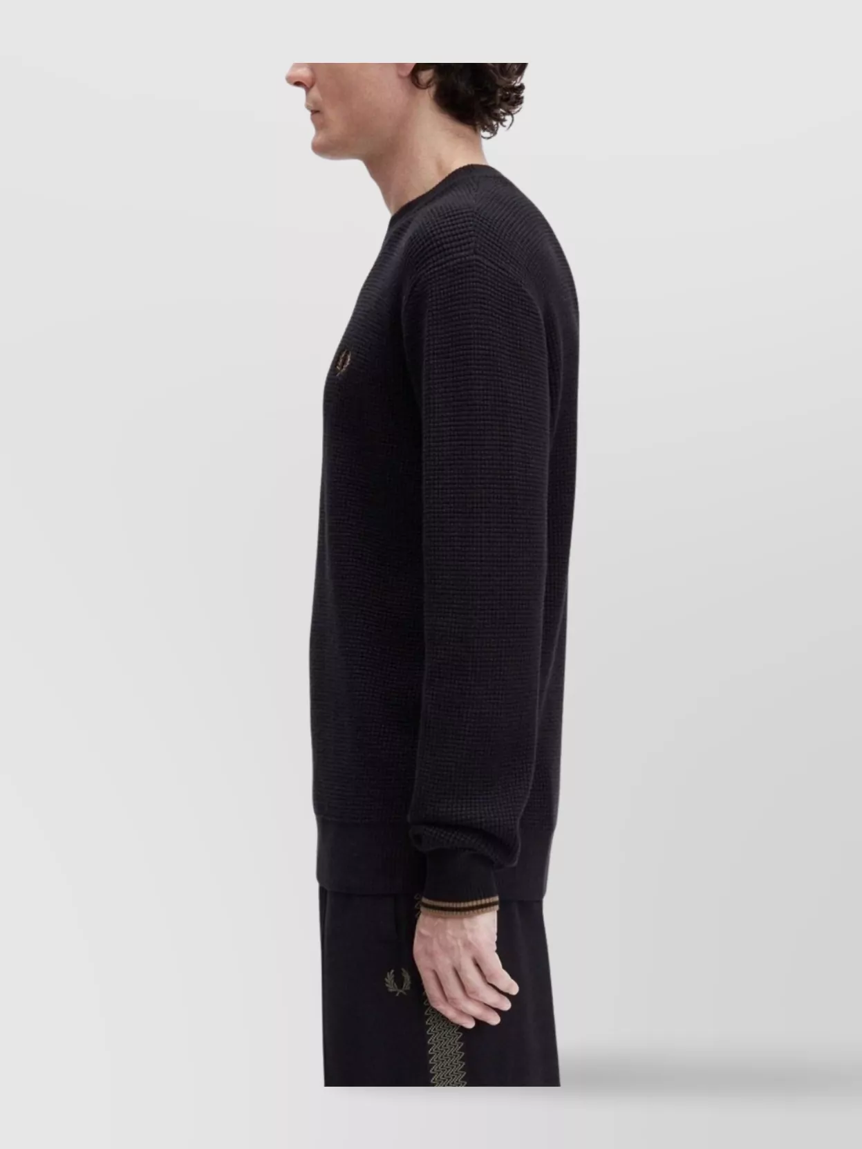 Fred Perry Embossed Knit Sweatshirt