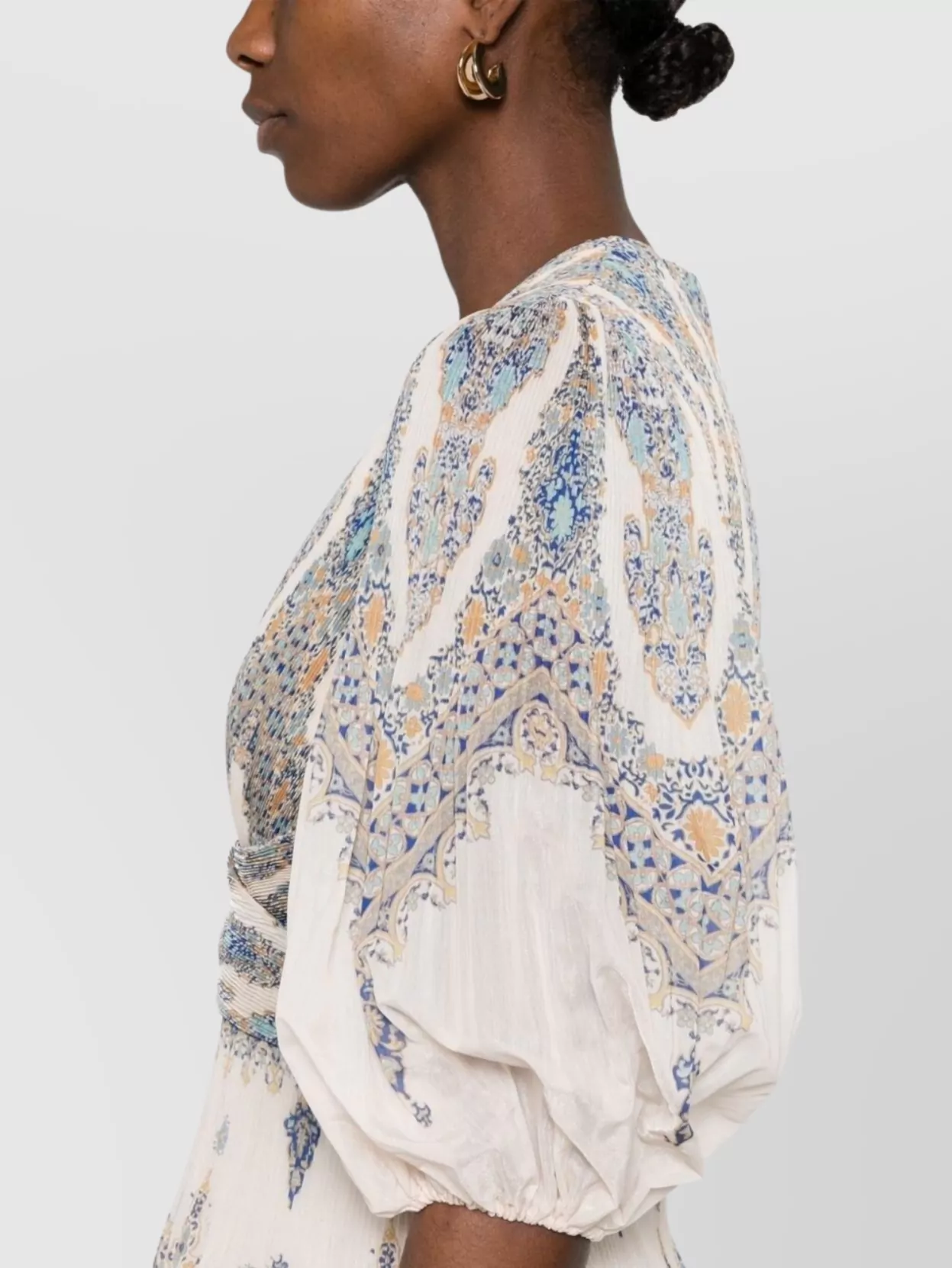 Zimmermann Mini Dress With Printed Intricate Pattern