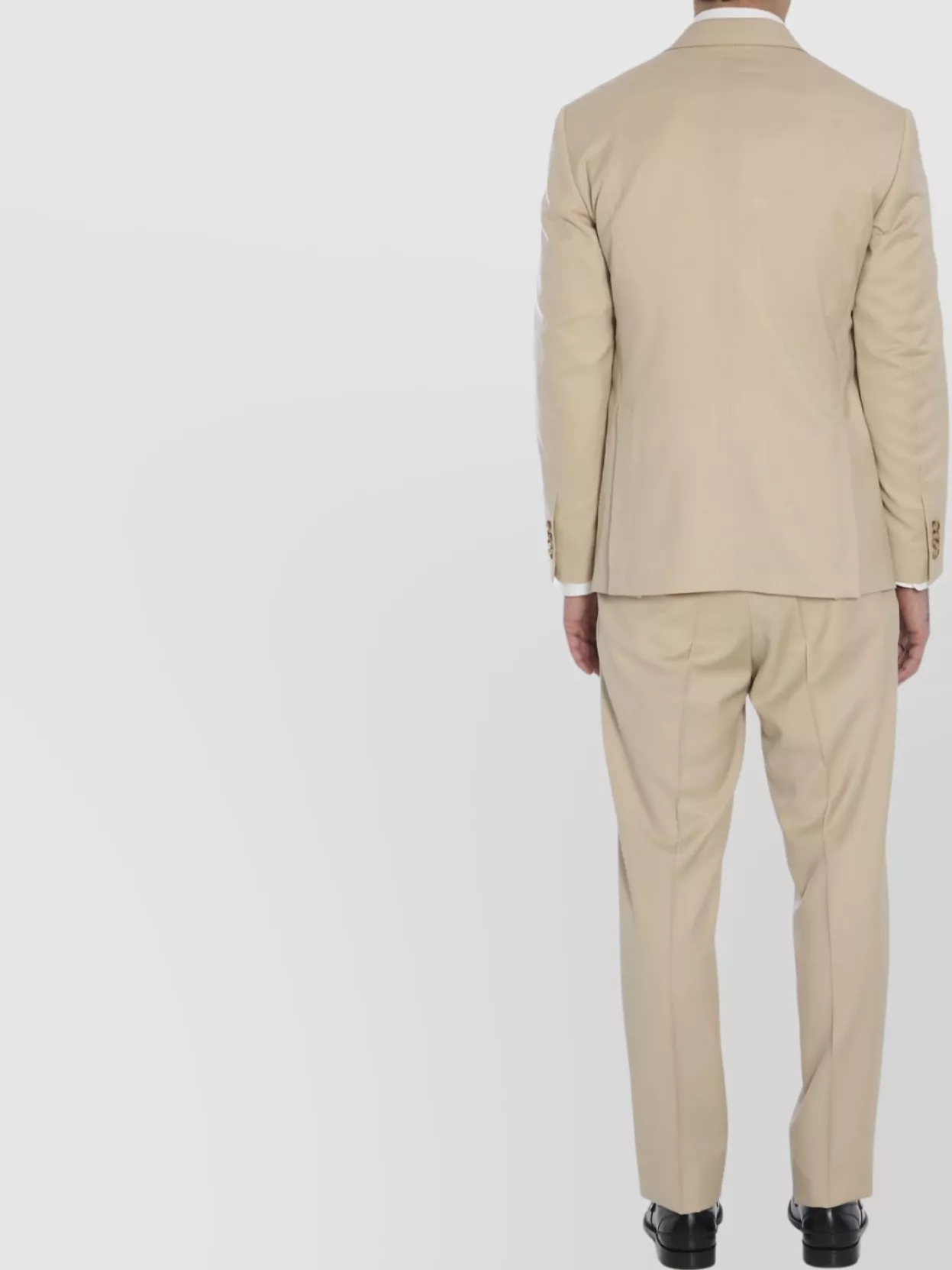 Lardini Suit Double-Breasted Peak Lapels