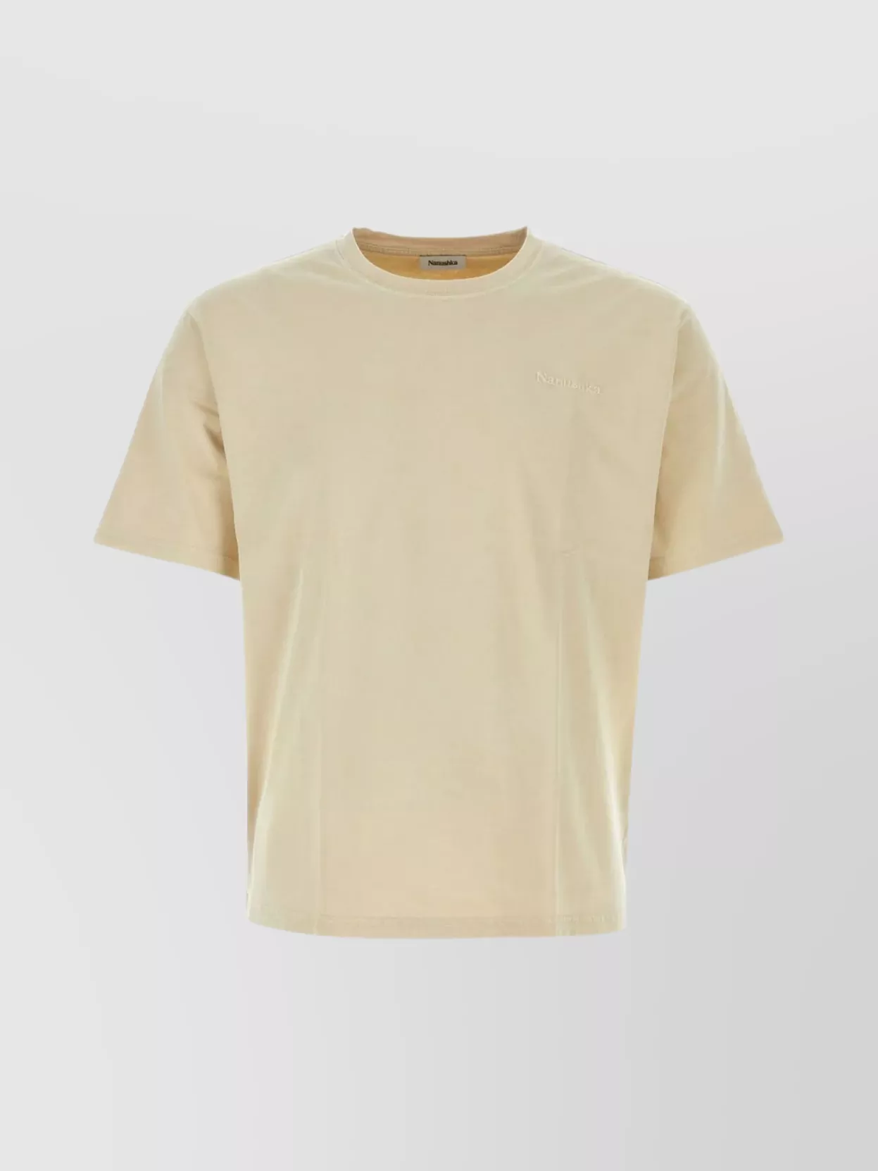 Shop Nanushka Reece Cotton Crew-neck T-shirt