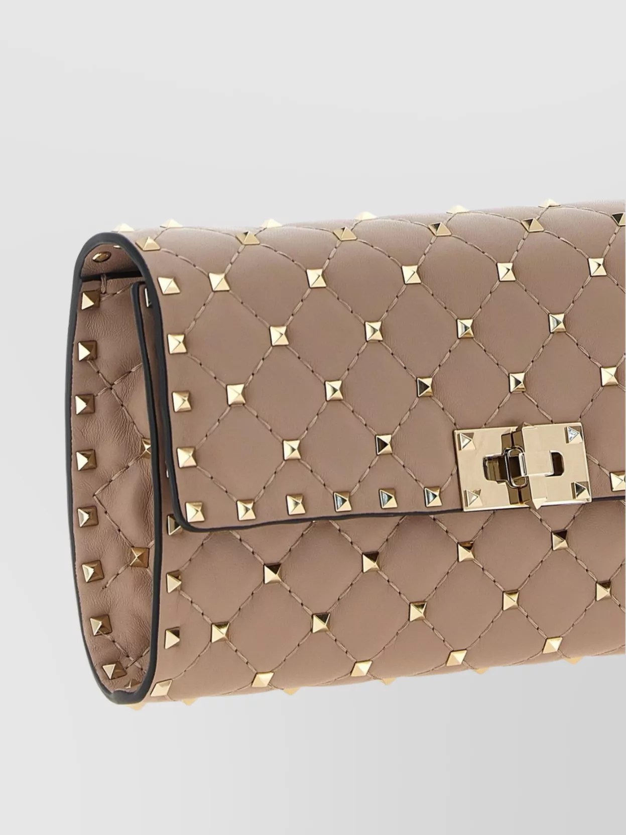 Valentino Spike Quilted Chain Strap Shoulder Bag