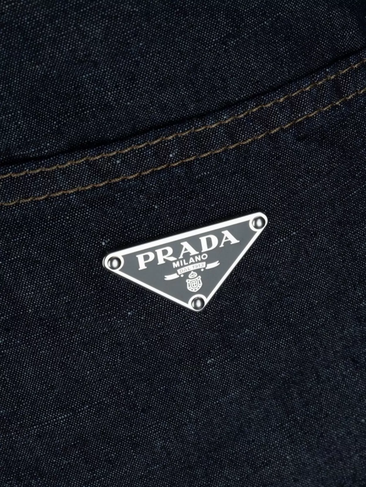 Prada Denim Trousers Back Pockets