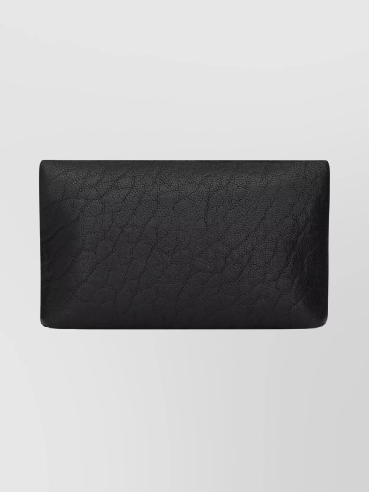 Saint Laurent Textured Leather Envelope Wallet Chain Detail