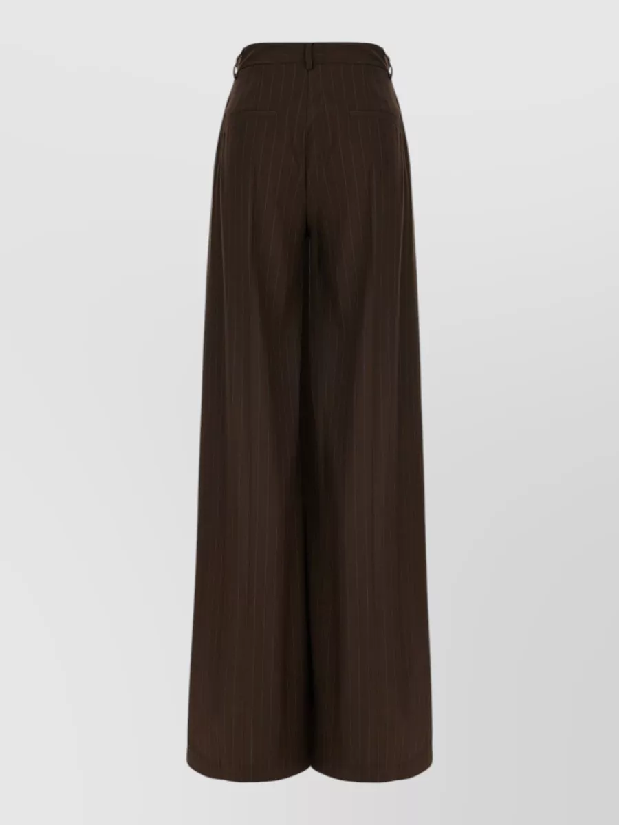 Le Sully Studio Embroidered wide-leg trousers
