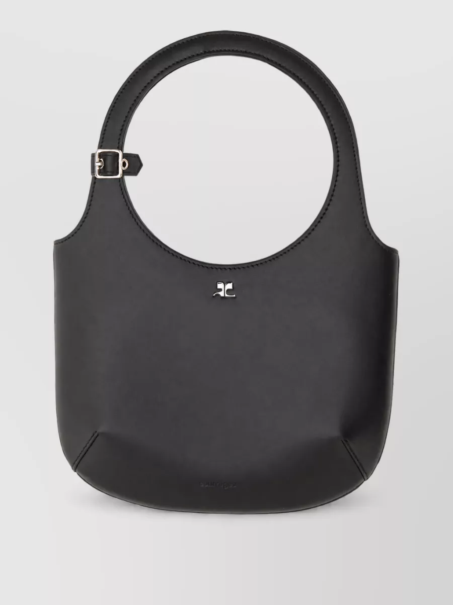 Courrèges Leather Shoulder Bag