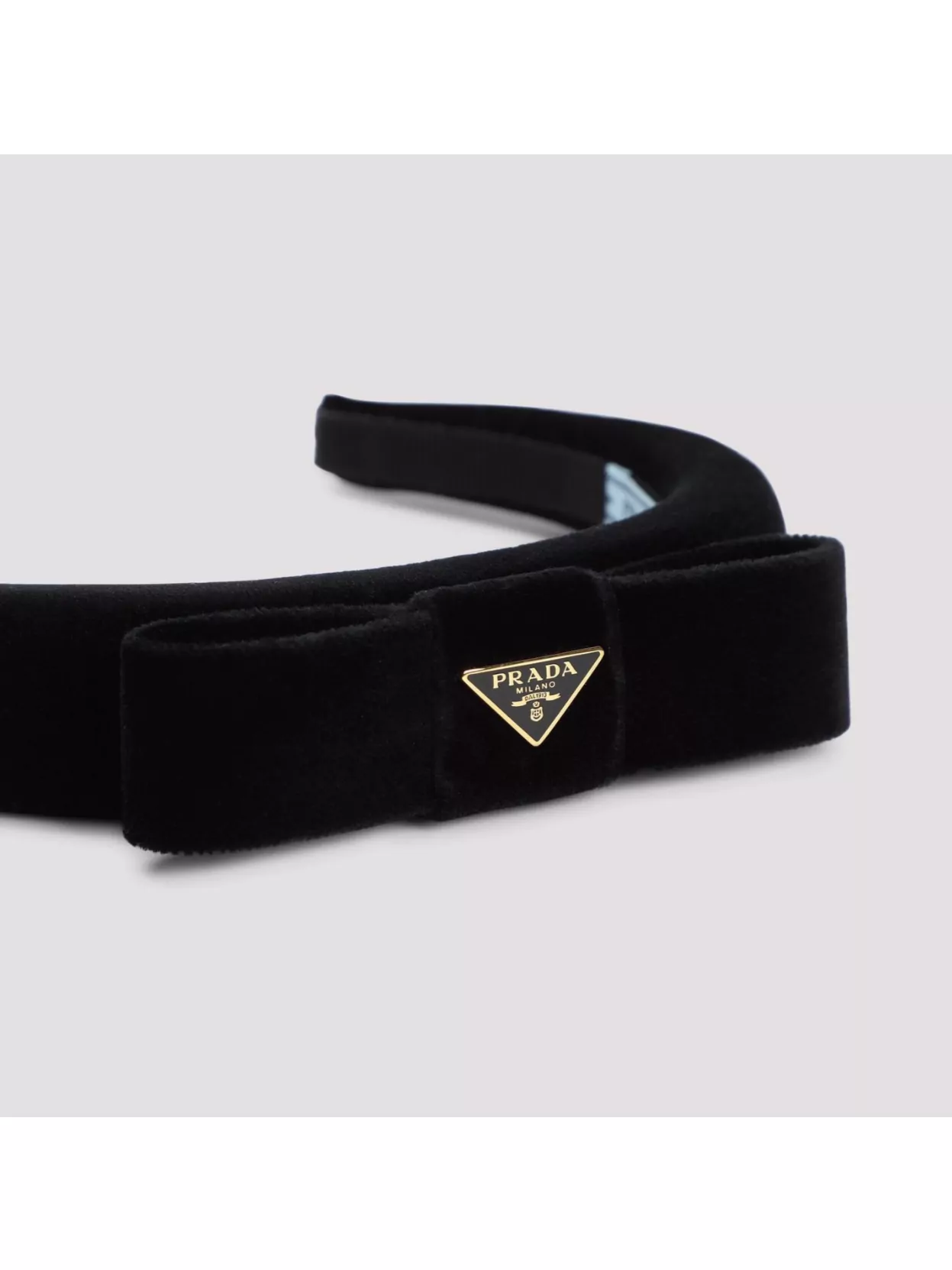 【PRADA】最新作★VELVET BOW ヘアバンド Prada Velvet bow padded headband | The Fashion Square
