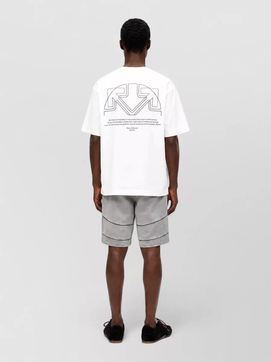 Off-White Cotton Relaxed-Fit Short-Sleeve T-Shirt