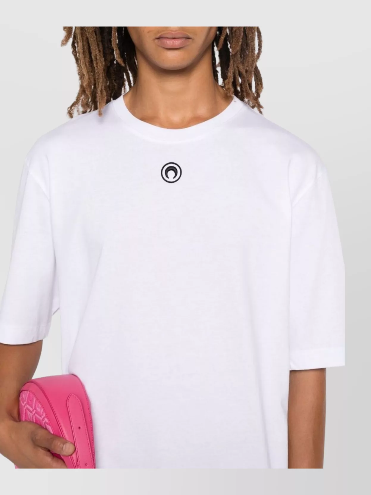 Marine Serre Lunar Organic Cotton Crew Neck T-Shirt