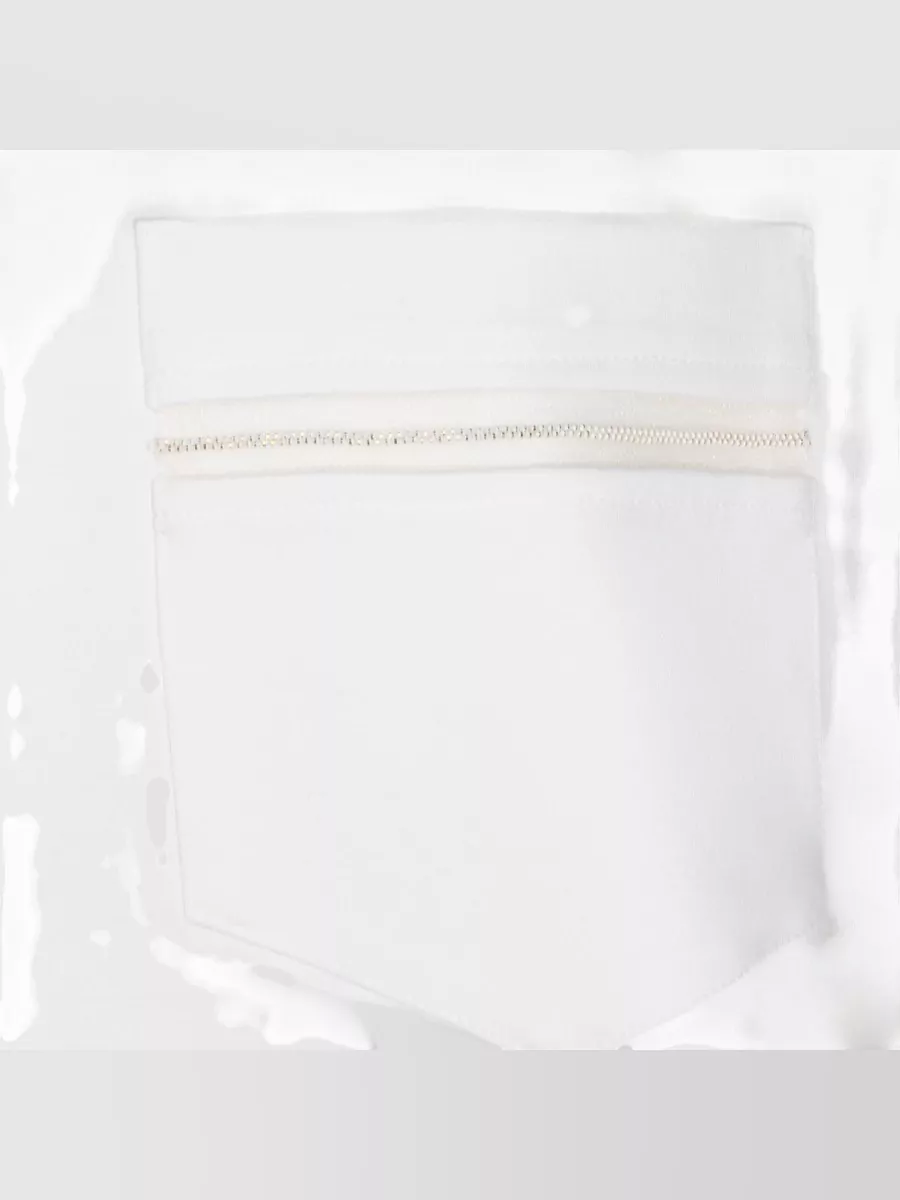 Fabiana Filippi Crew Neck Top Short Sleeves Pocket