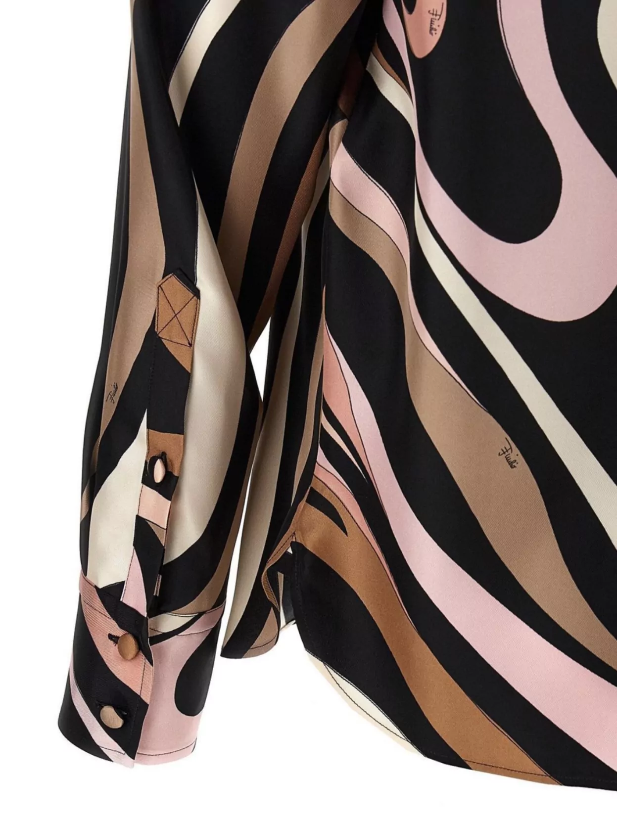 Pucci Marble Shirt Shirt And Blouse Multicolor