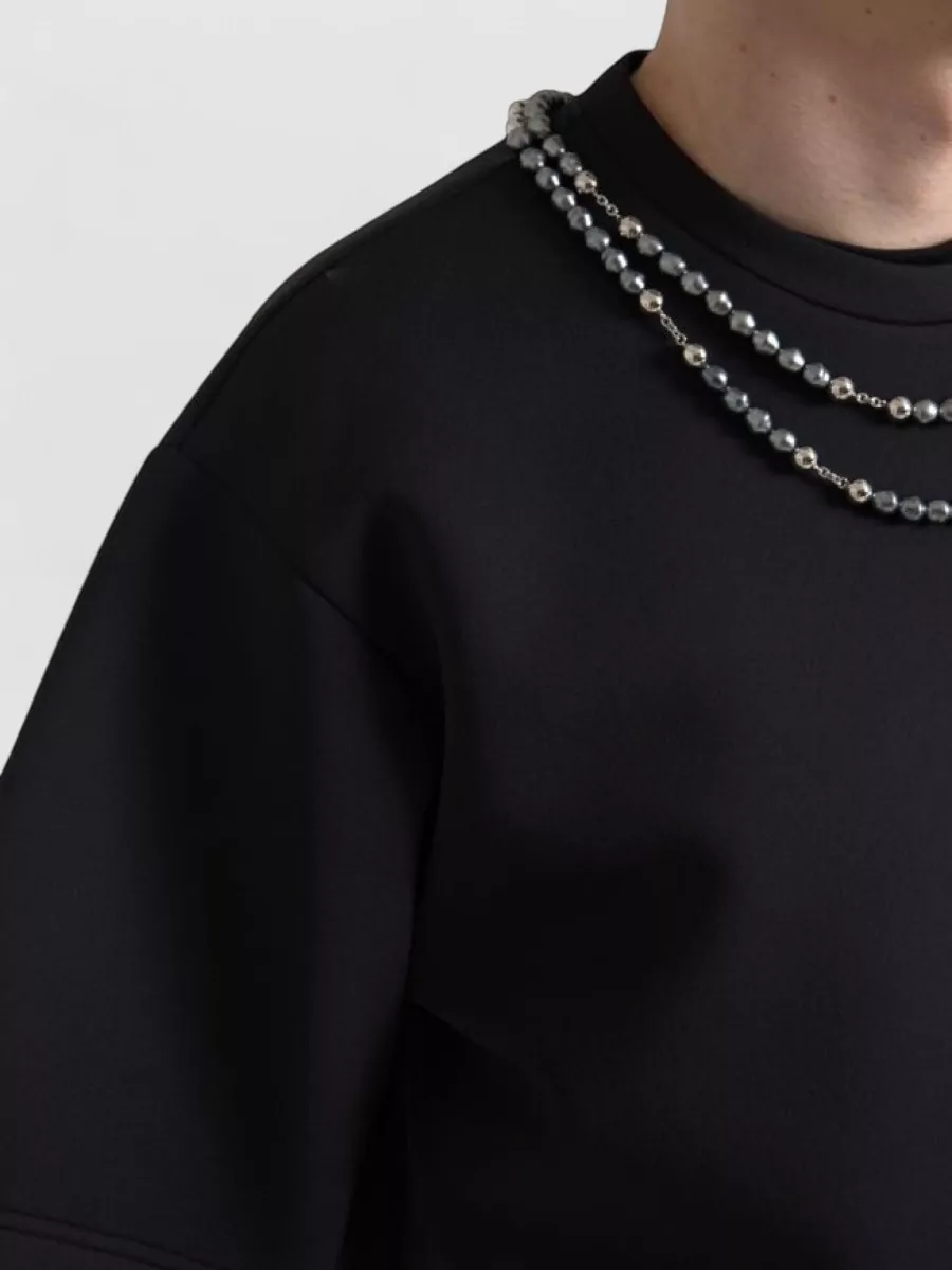 Dolce&Gabbana Necklace Embellished T-Shirt