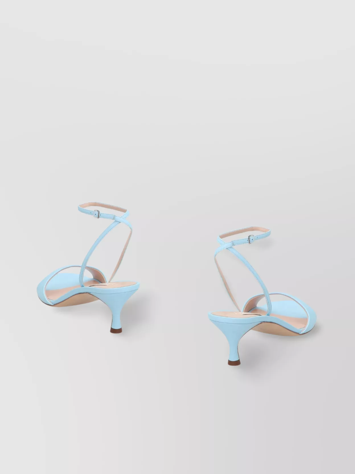 Casadei Leather Sandals With Ankle Strap And Thin Heel In White