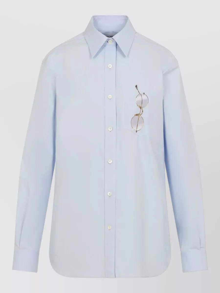 Moschino Cotton Long-Sleeve Shirt