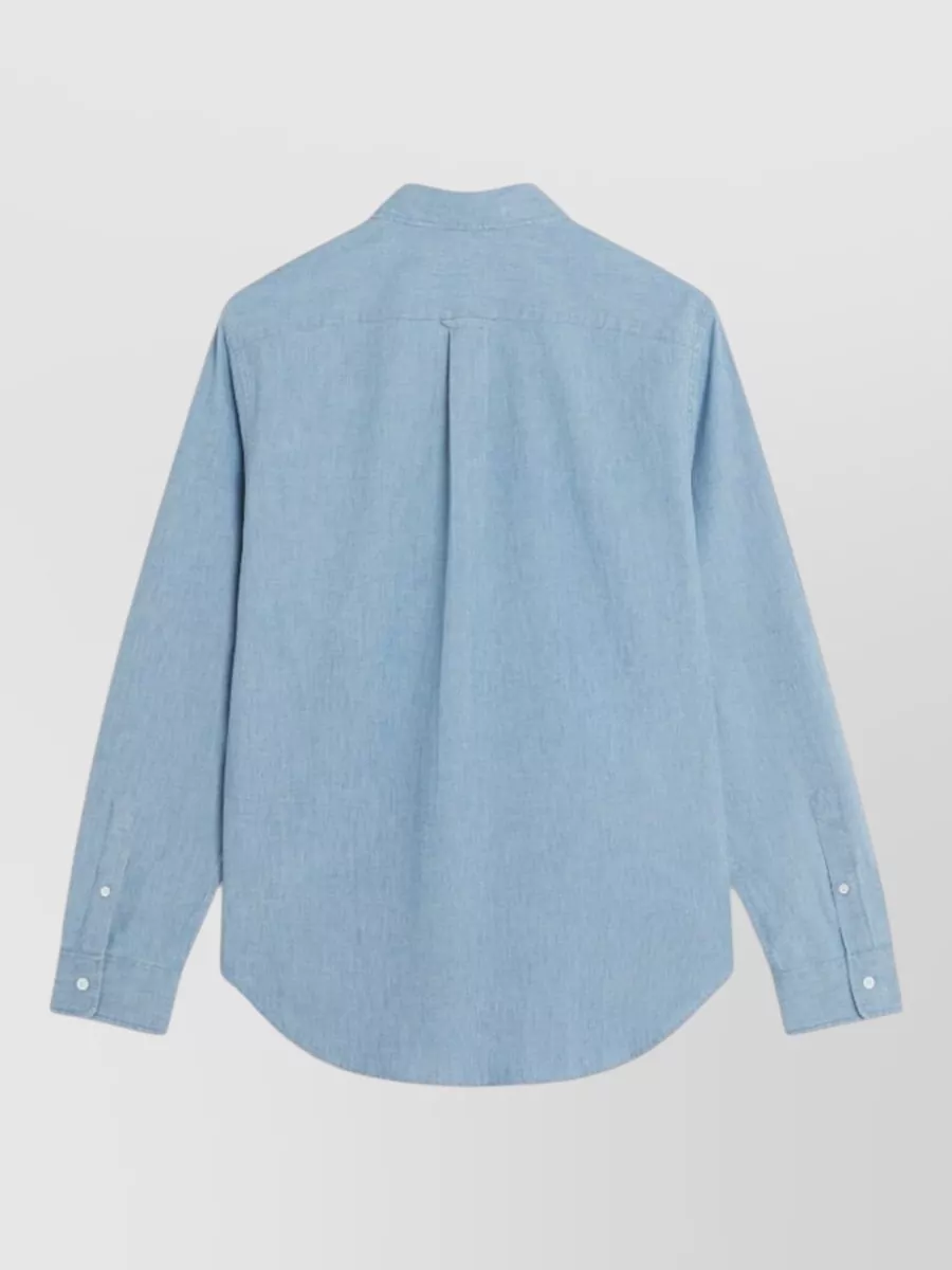 Maison Kitsuné Cotton Chambray Regular-Fit Shirt