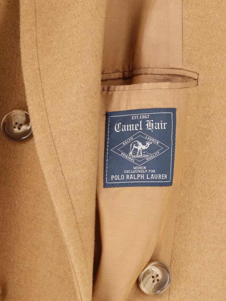 Polo Ralph Lauren Camel Hair Double-Breasted Coat