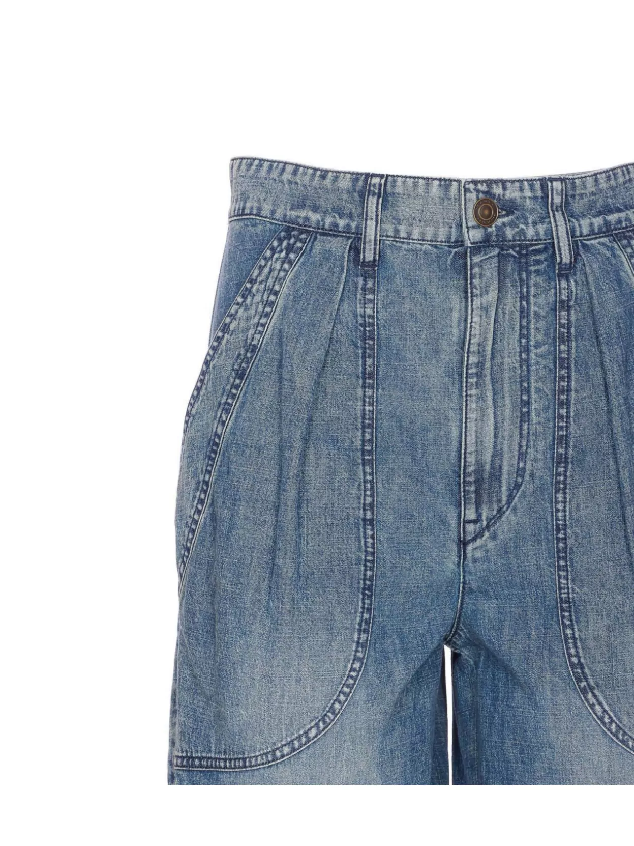 Isabel Marant Étoile Cargo Trousers Featuring Multiple Pockets In Blue