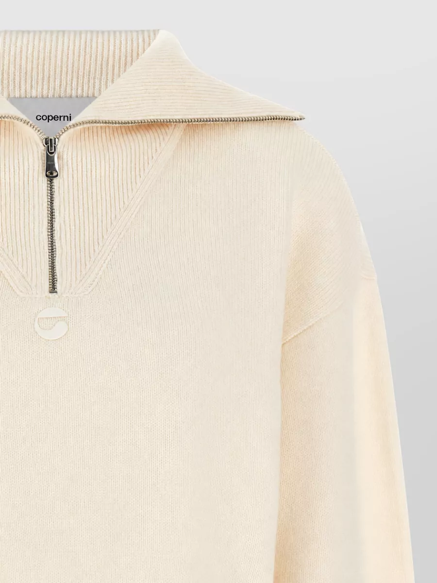 Coperni Cashmere half-zip sweatshirt