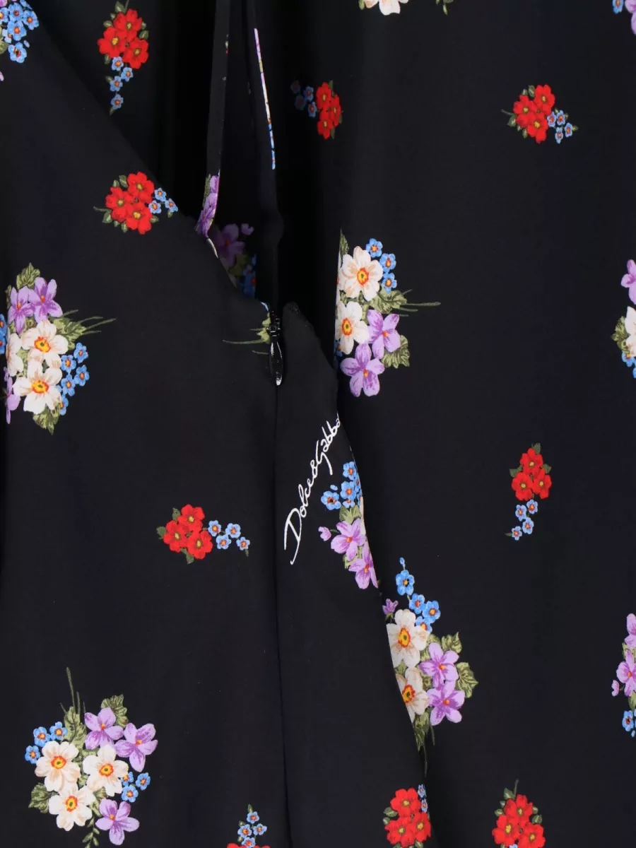 Dolce&Gabbana Silk Midi Dress