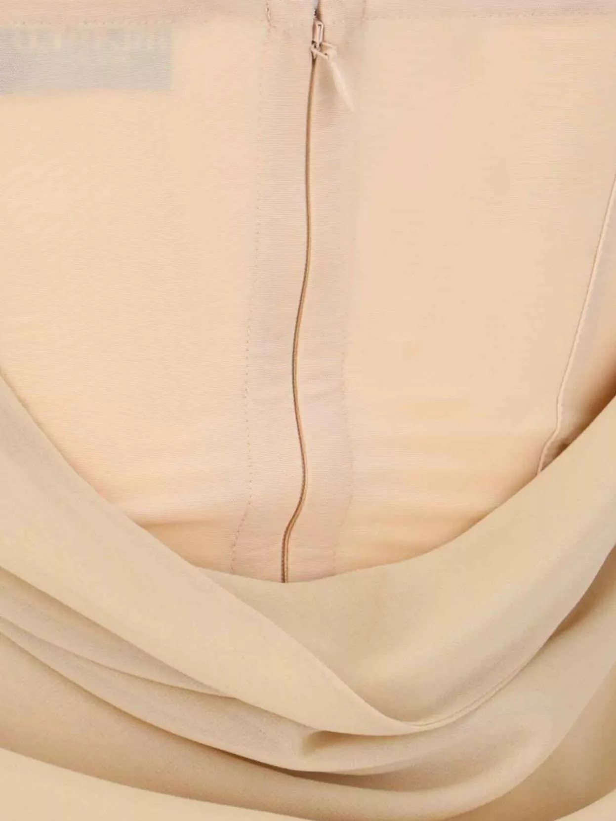 The Attico Draped Cowl Neckline Spaghetti Straps