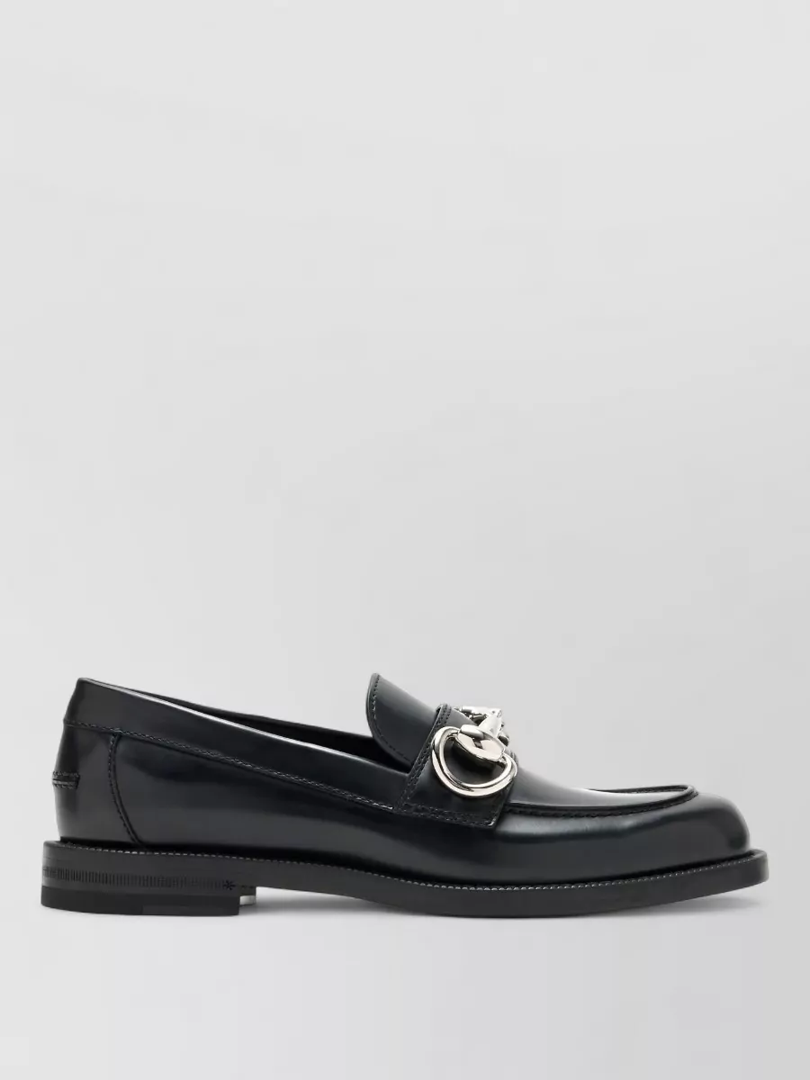 Gucci leather loafers