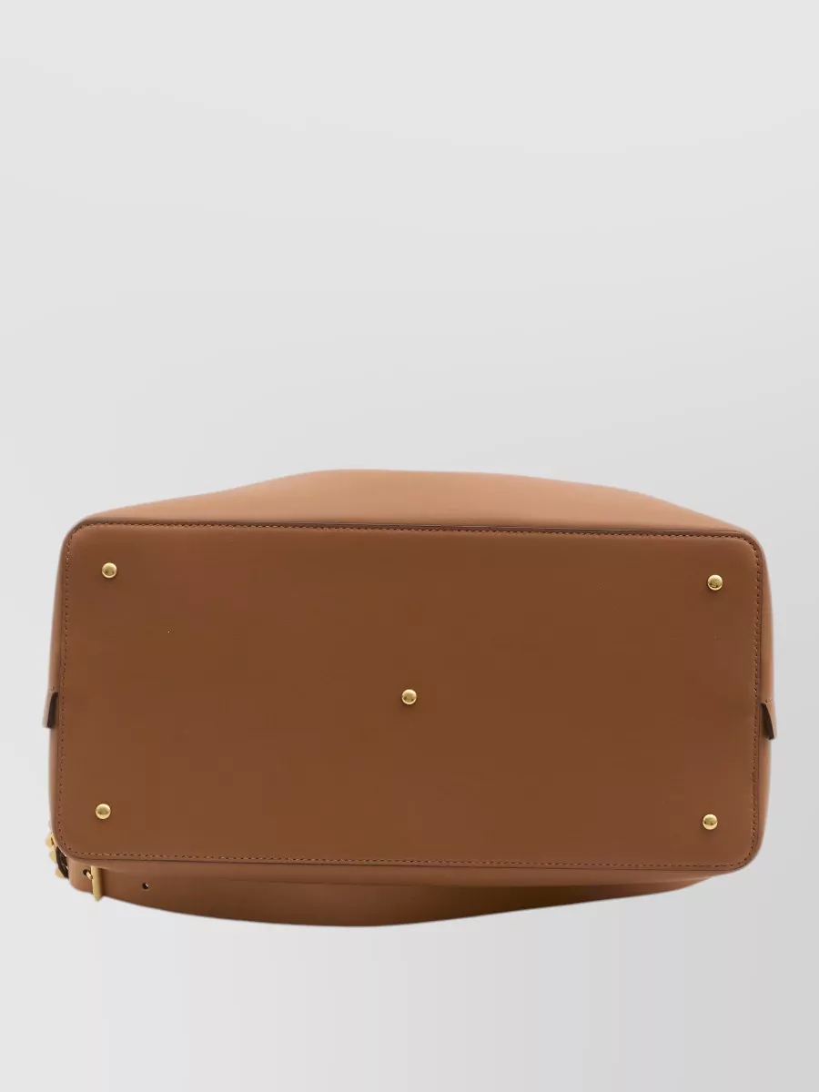 Valentino Garavani Vlogo Signature Medium Leather Tote Bag