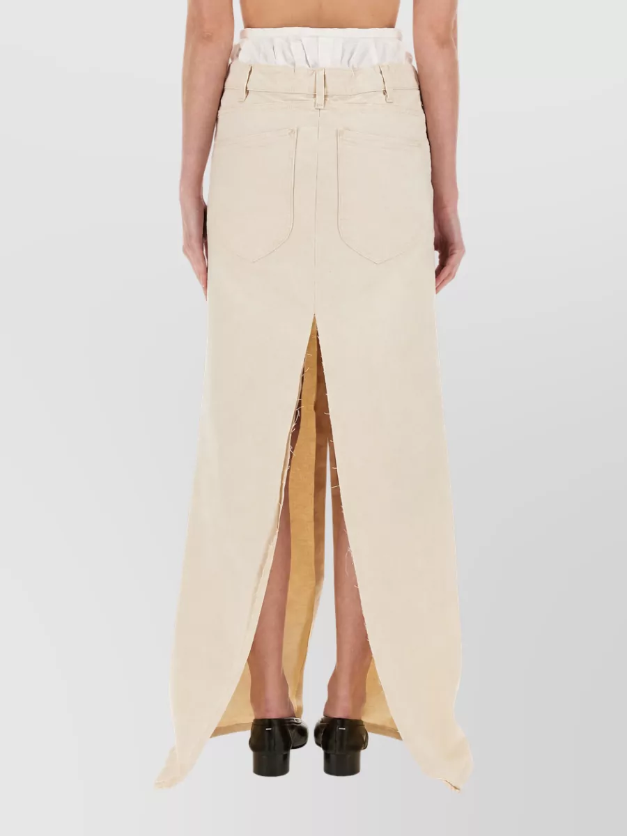 Maison Margiela Cotton High-Rise Skirt