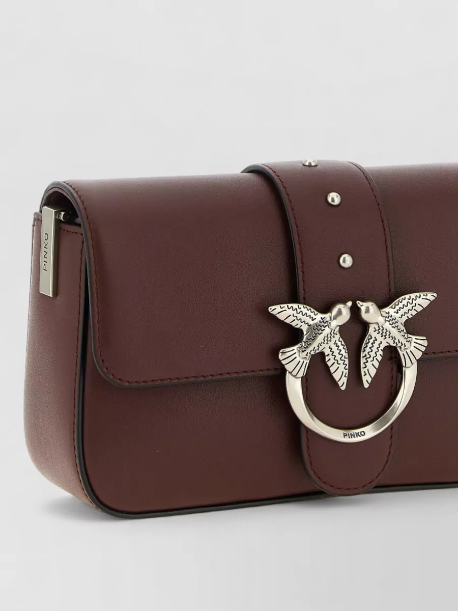 Pinko Mini Love Bag Leather Shoulder Bag