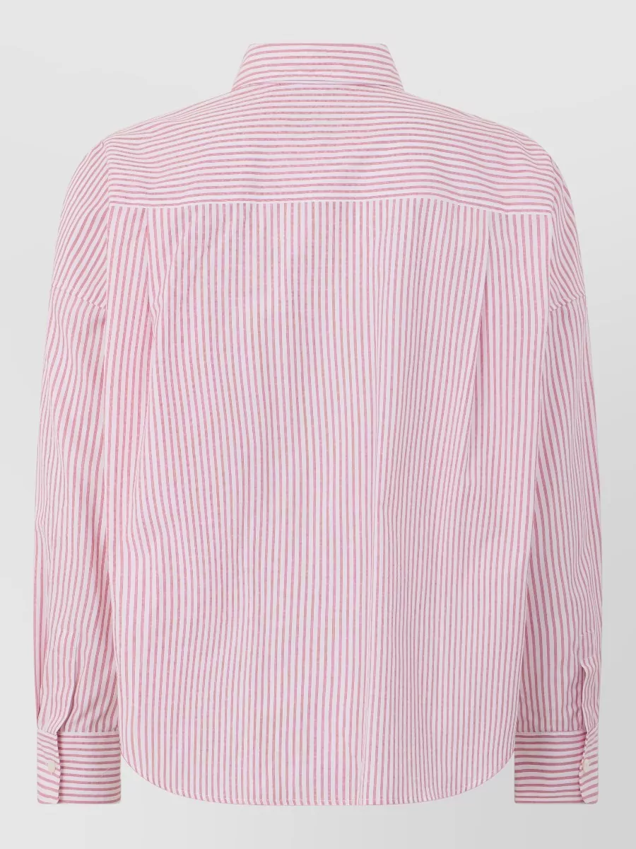 Weekend Max Mara Striped Relaxed-Fit Cotton Shirt