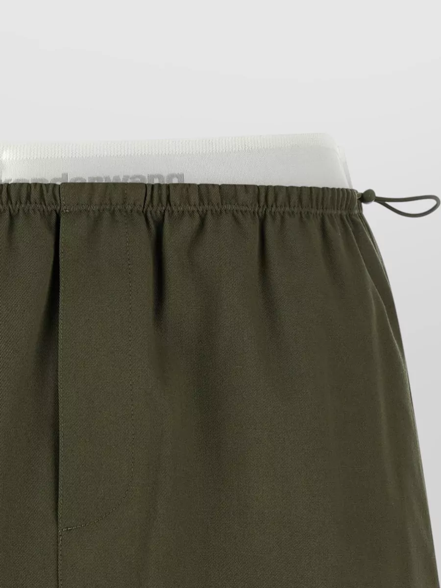Alexander Wang Layered Waist Mini Skirt Short Length