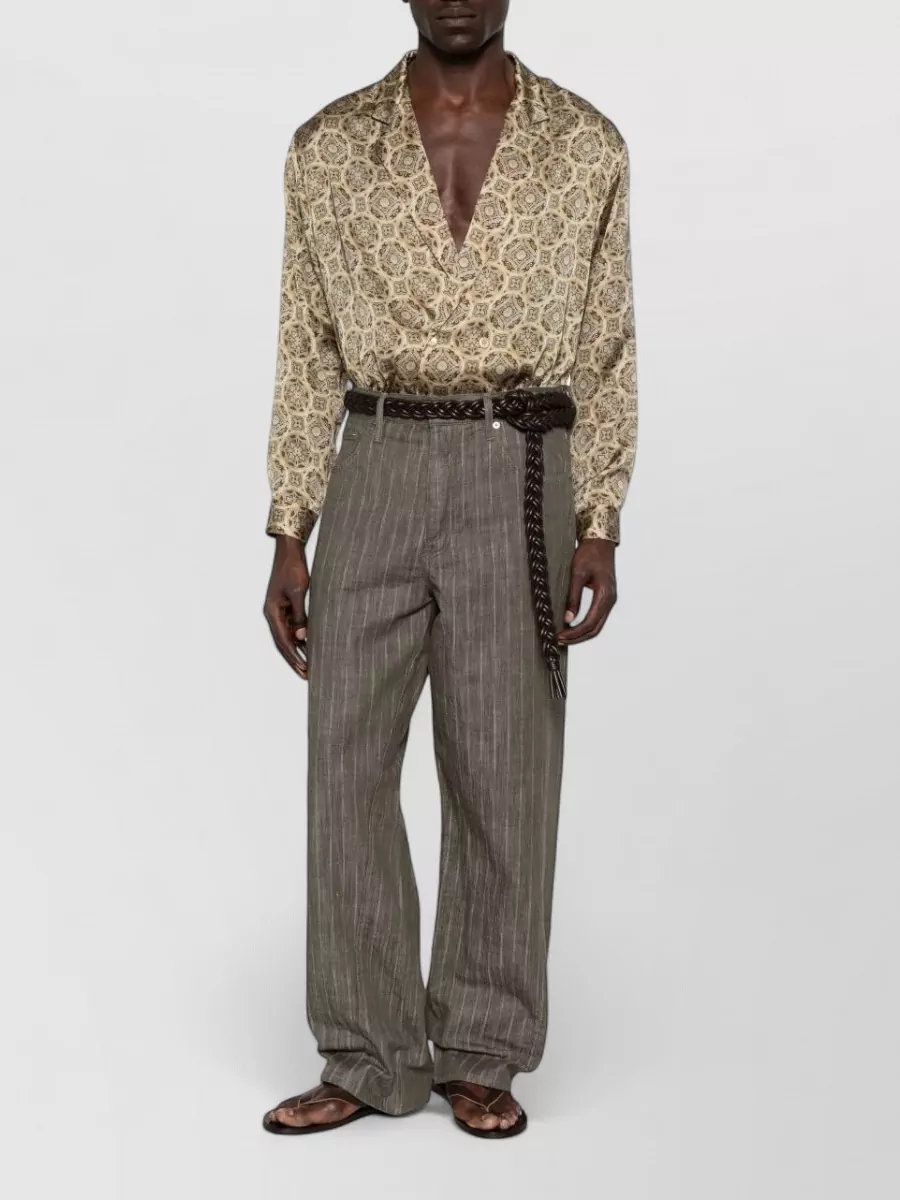 Emporio Armani Printed Double-Breasted Jacket