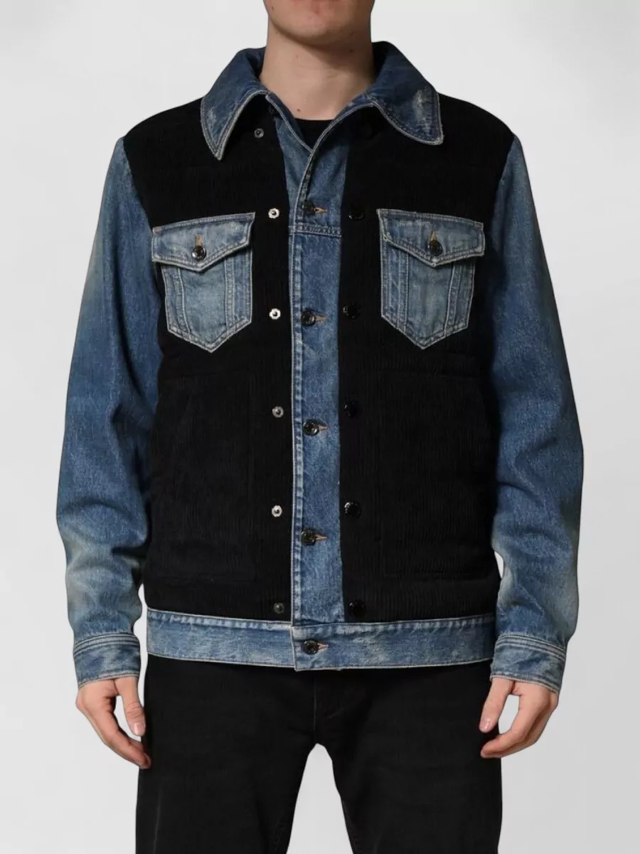 Dolce&Gabbana denim single-breasted jacket