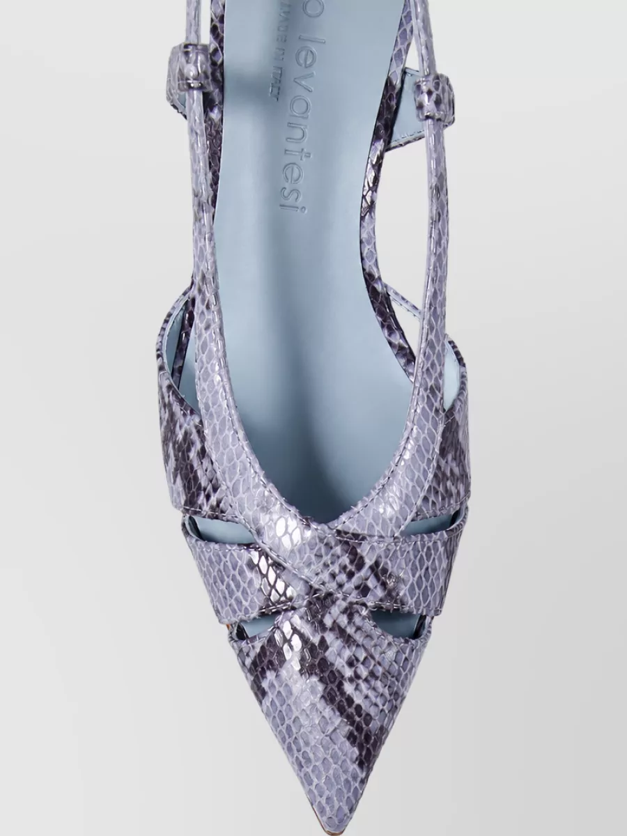 Sergio Levantesi Leather Slingback Ballerina Shoes
