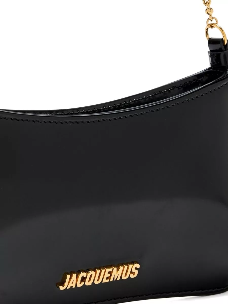 Jacquemus Le Petit Bisou Chaine Leather Shoulder Bag