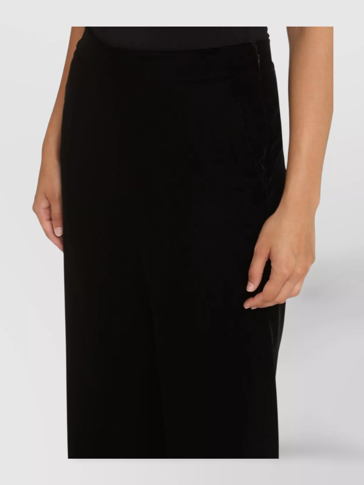 Etro Velvet Trousers Elastic Waistband