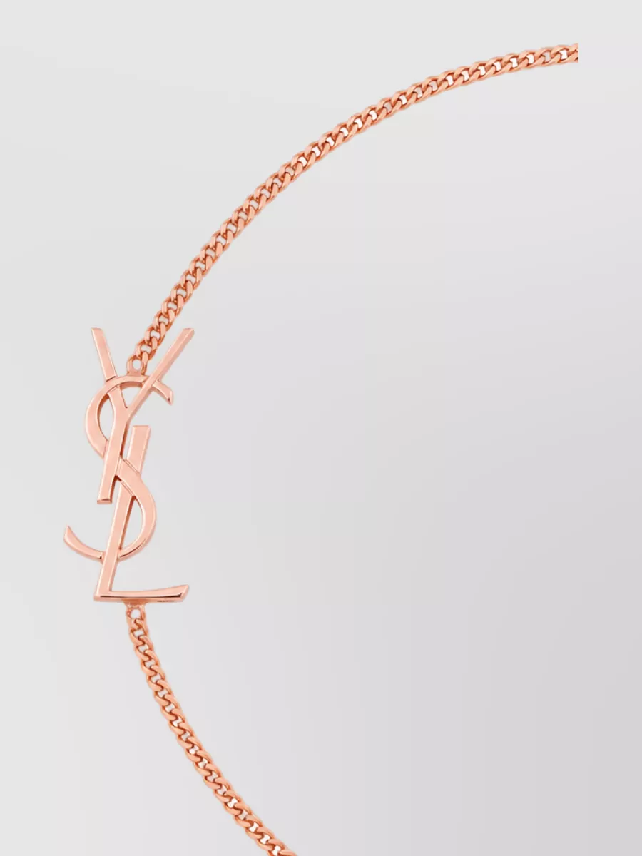 Saint Laurent brass chain bracelet