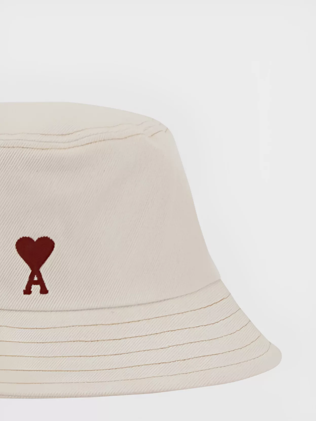 Ami Alexandre Mattiussi Urban Stitched Cotton Bucket Hat