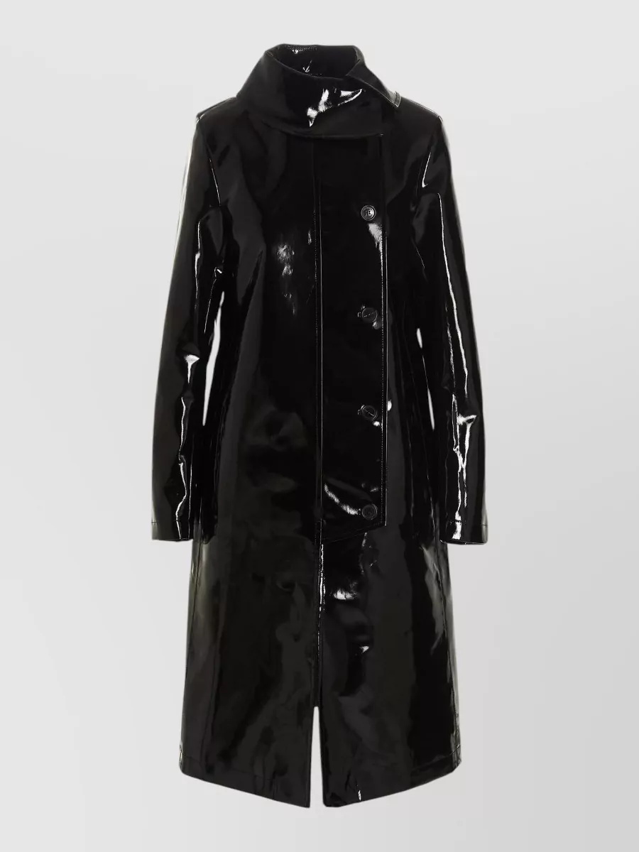 Raf Simons Vinyl Single-Breasted Trench Coat