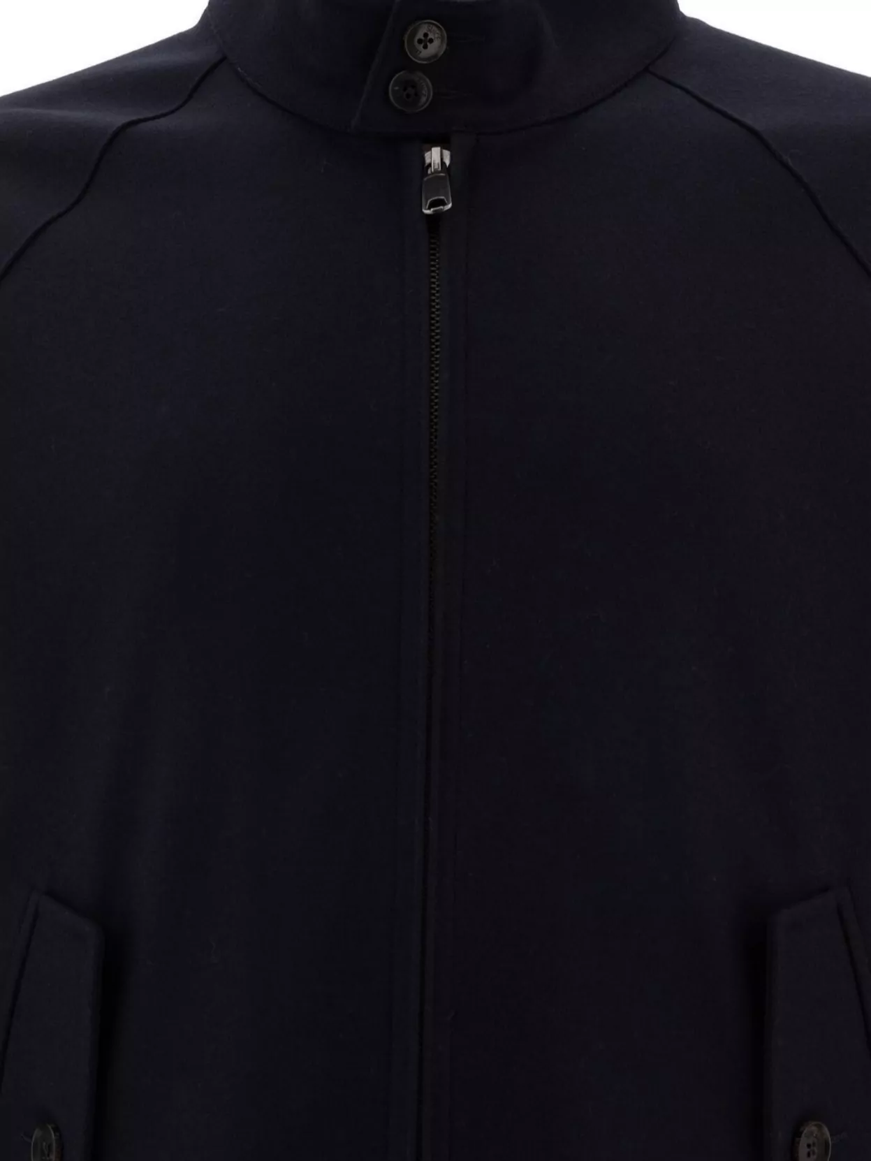 Baracuta Neighborhood G9 Logo-embroidered Shell Harrington Jacket In Black
