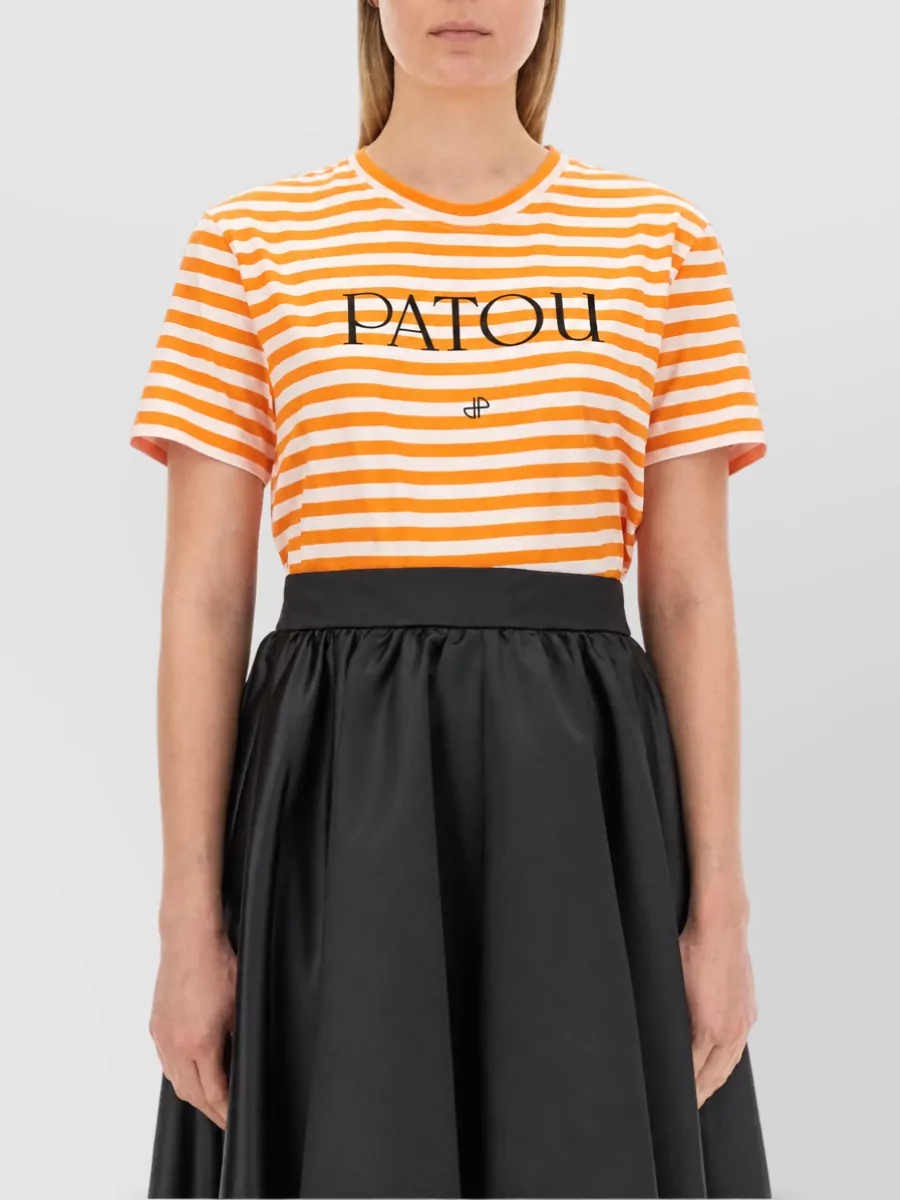 Patou Logo Cotton T-Shirt