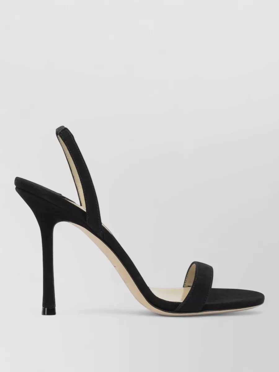 Jimmy Choo suede leather slingback sandals