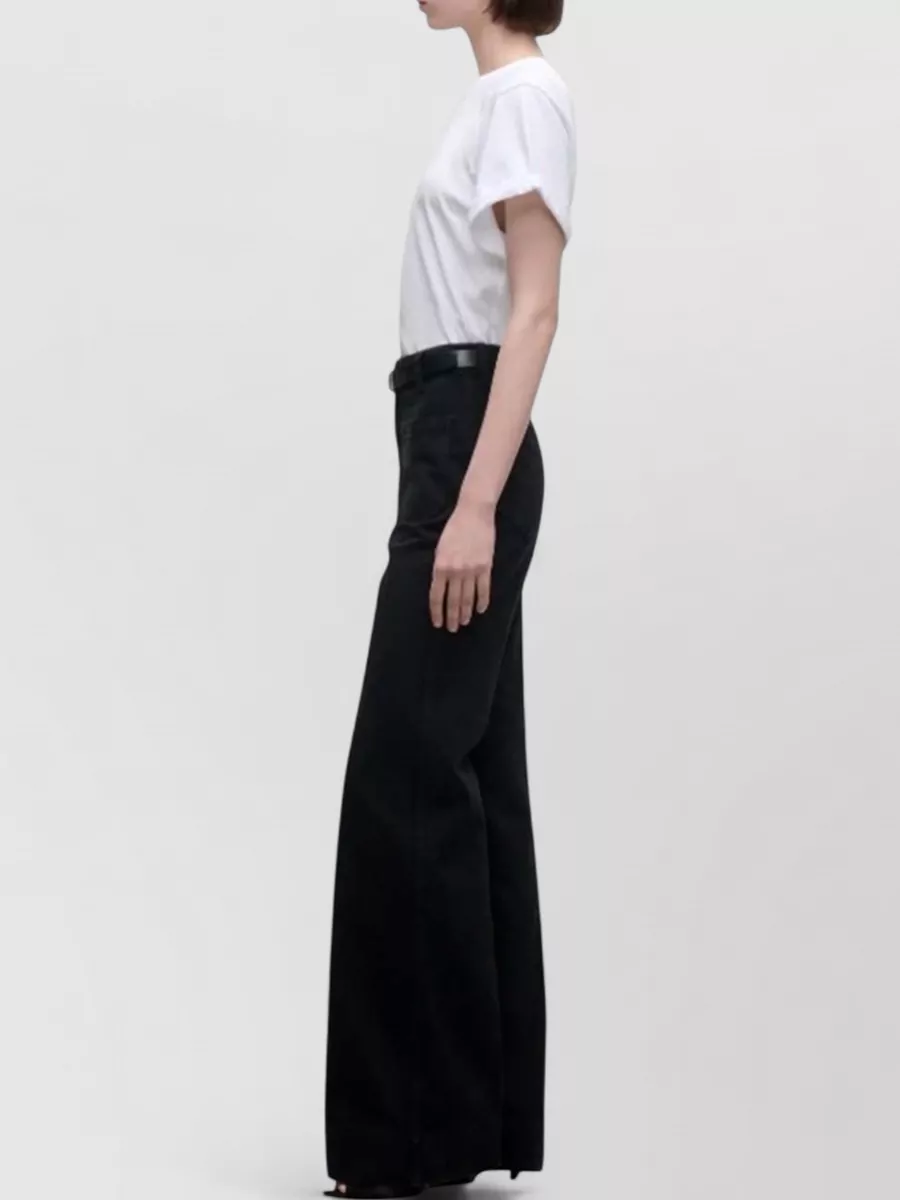 Victoria Beckham Denim High-Rise Wide-Leg Jeans