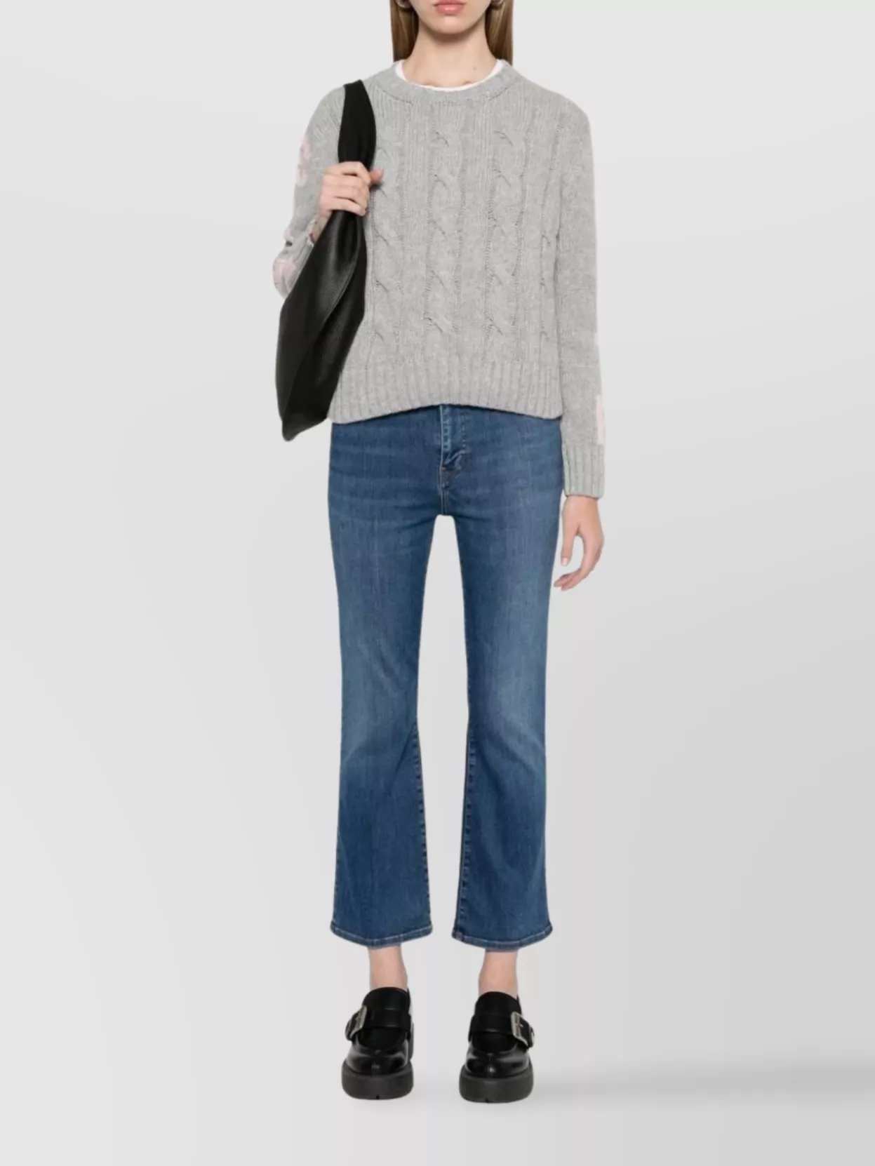 Frame High-Waisted Organic Cotton Bootcut Jeans