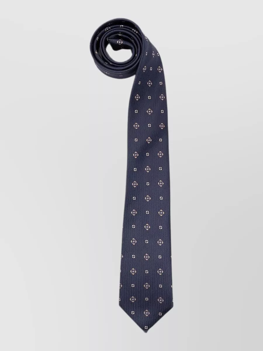 Saint Laurent silk jacquard tie