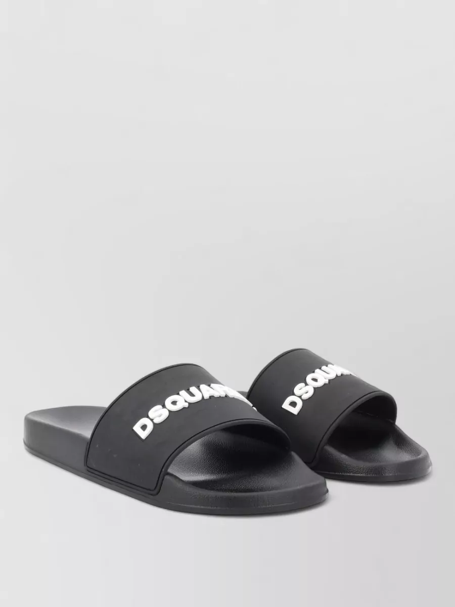 Dsquared2 Logo Rubber Slides