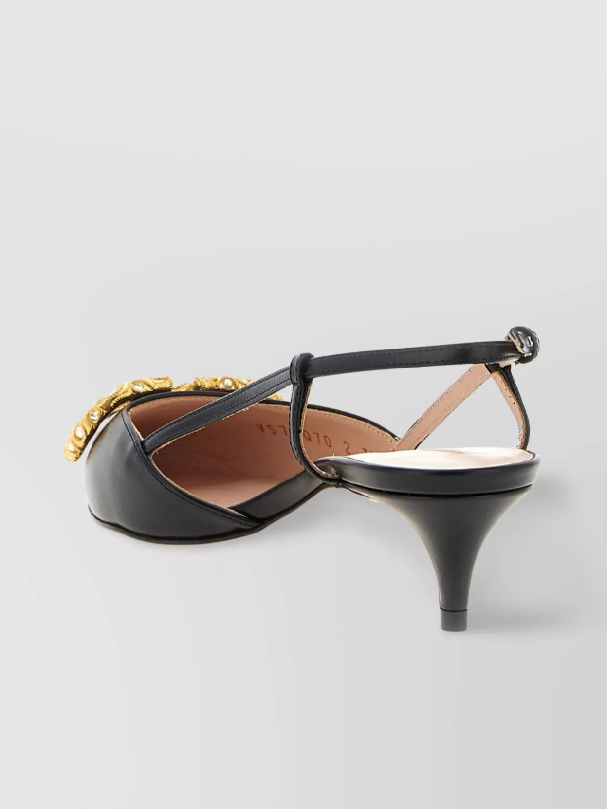 Valentino Garavani Vlogo Signature Slingback Kitten Heel Pumps