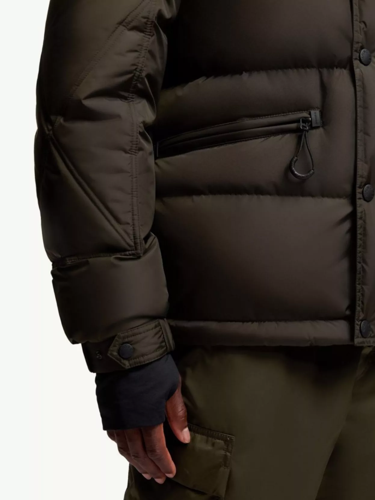Moncler Down Ski Jacket Adjustable Hood
