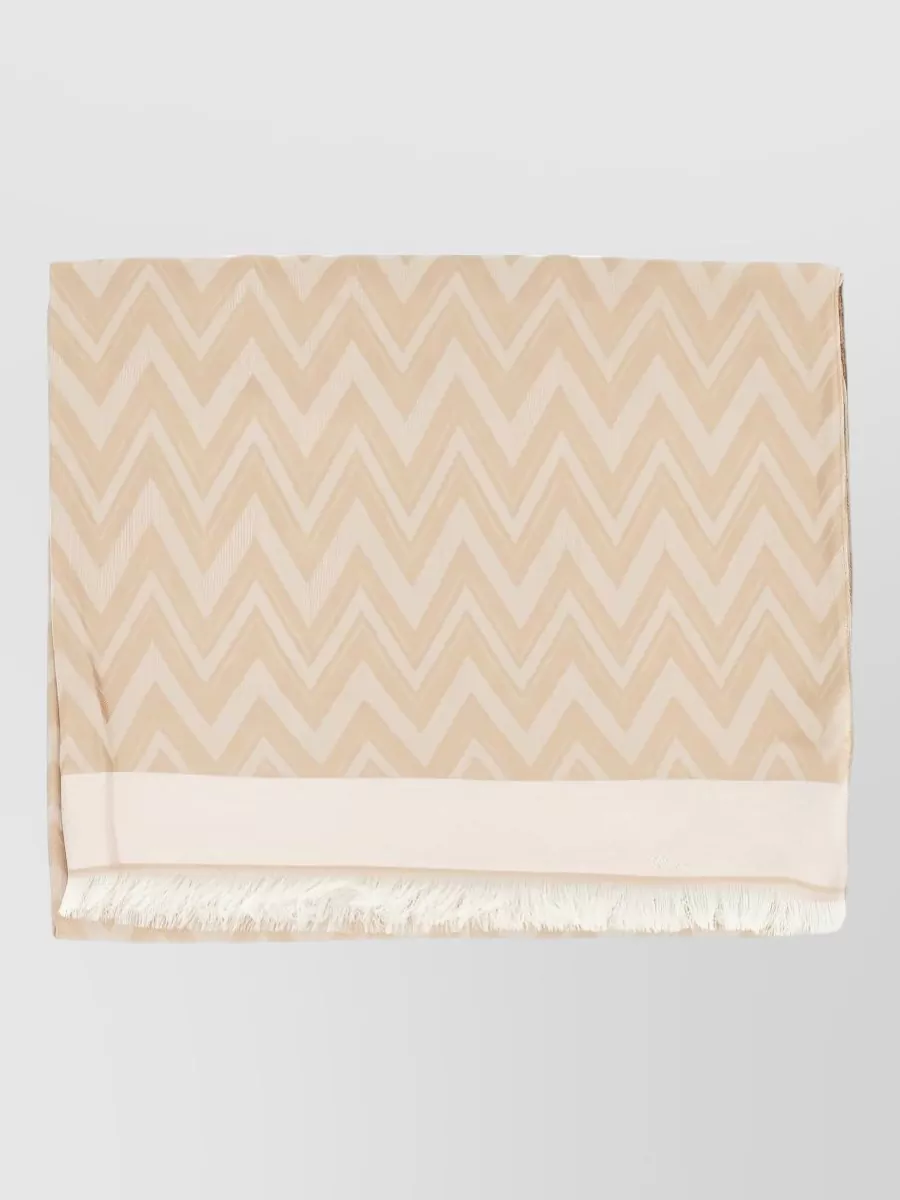 Emporio Armani Chevron Pattern Scarf