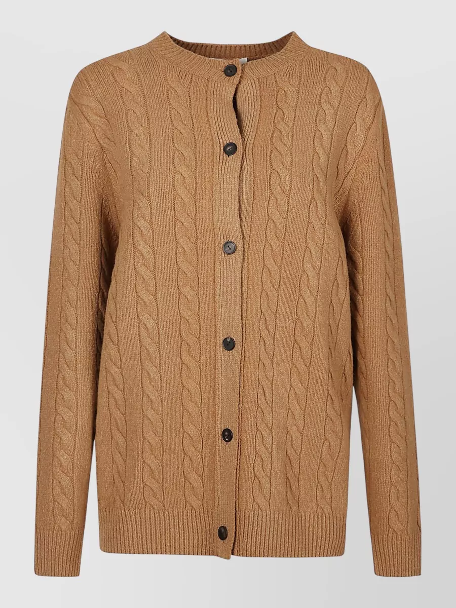 The Row fine-knit cardigan