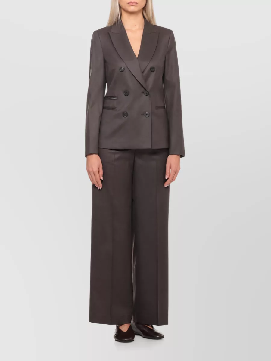 Peserico Wool Double-Breasted Blazer